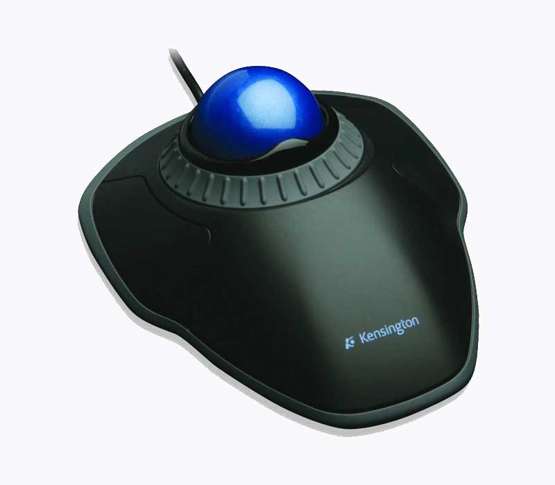 An image of the Kensington Orbit Scroll Ring USB Trackball Mouse