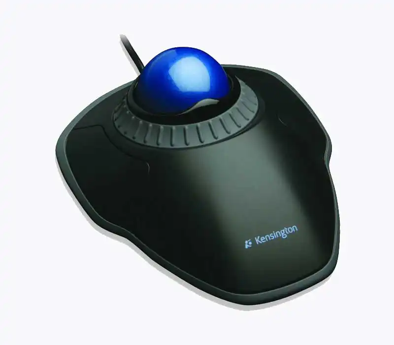 An image of the Kensington Orbit Scroll Ring USB Trackball Mouse
