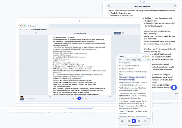 text to speech software dsa