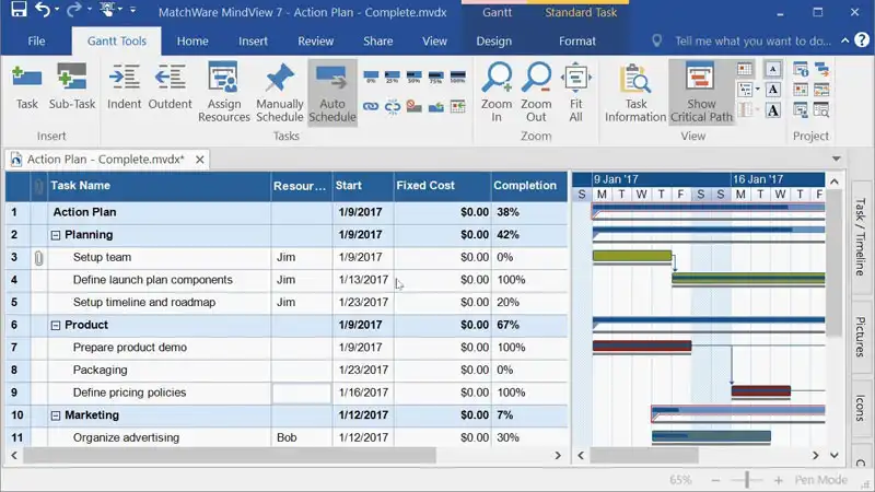 Mindview screenshot 2